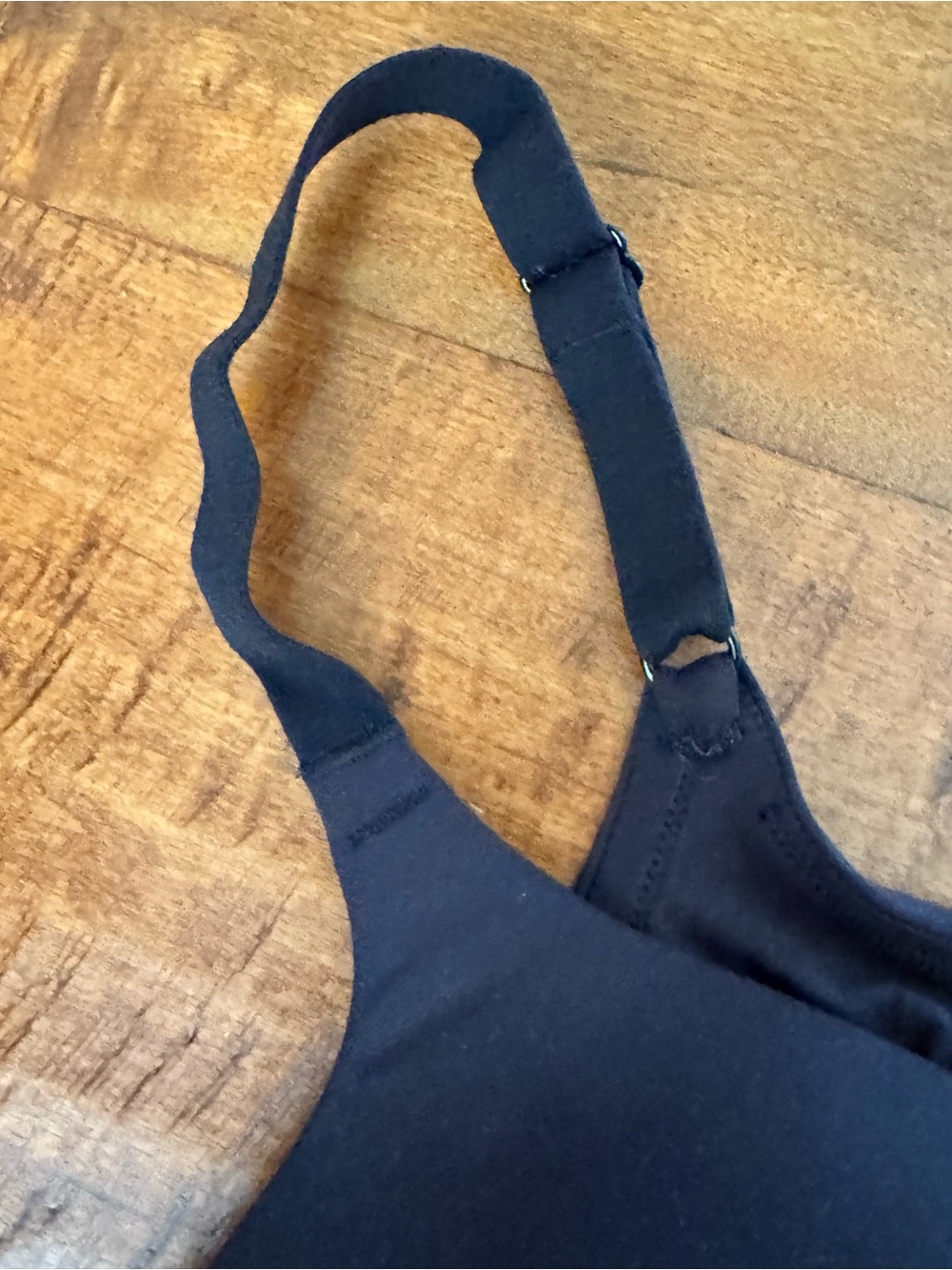 Warner's Black Lace-Band Wireless Comfort Bra - Picture 7 of 9
